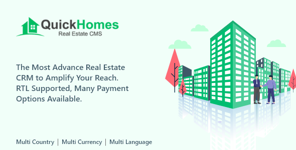 QuickHomes – Real Estate CMS PHP Script Free Download [Latest Version]